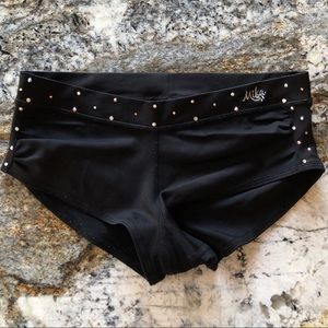 🤸🏼‍♀️Mika Rhinestone Bootie Short Yoga Dance